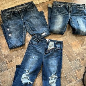 2 pairs Cowgirl Tuff, 1 pair Risen